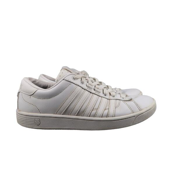 K Swiss Shoes Mens 7 Sneakers Court Pro Casual Lace Up White Memory Foam Comfort